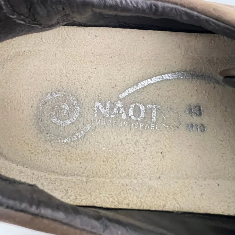 Naot Simiyu‎ Oxford Cap Toe Mens Shoes Brown Suede Lace Up  EU 43 US 10